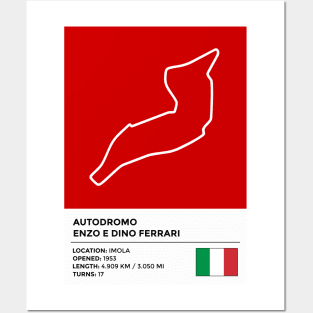 Autodromo Enzo e Dino Ferrari [info] Posters and Art